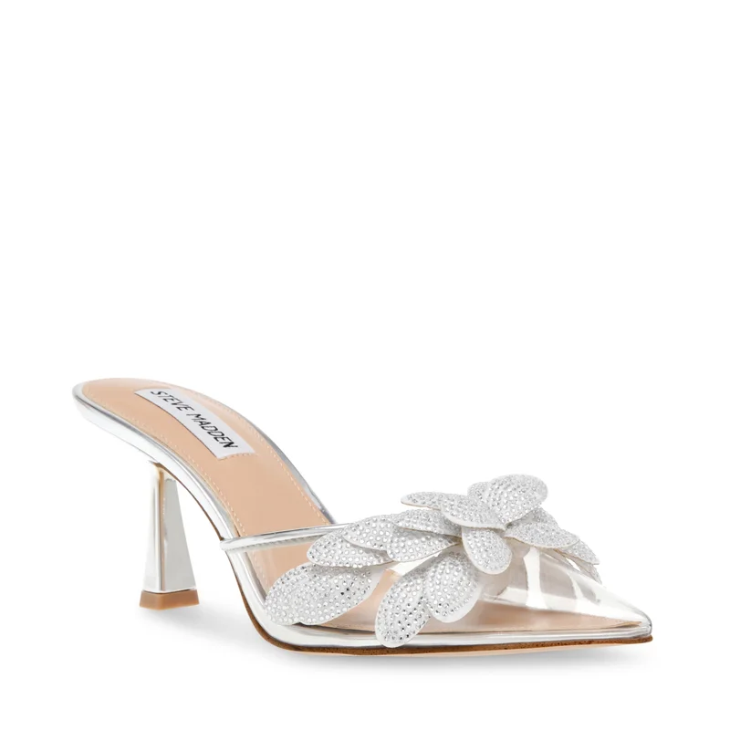 ستيف مادن Steve madden luxecity-f silver women's shoes